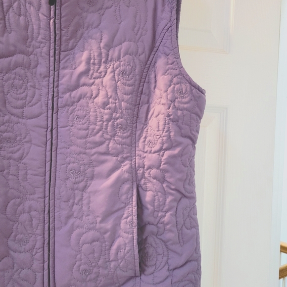 Quilted  Purple Vest - Picture 3 of 5
